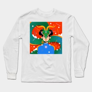 2024 Year of the Dragon illustration Long Sleeve T-Shirt